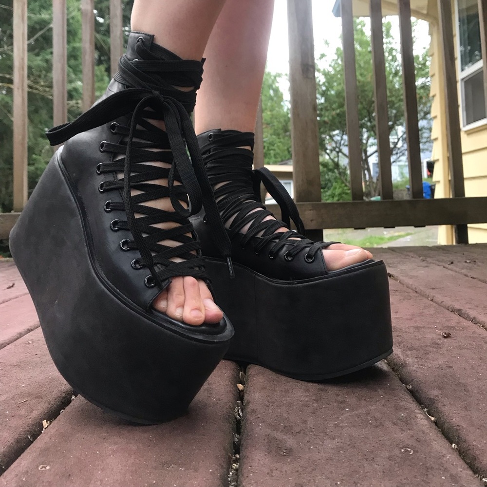 Dollskill Lace Up Platforms